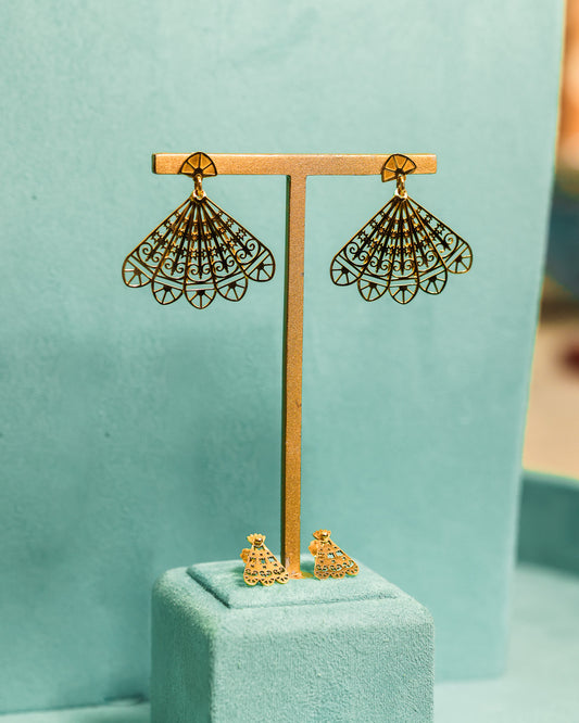 Maro's Big Fan Earrings
